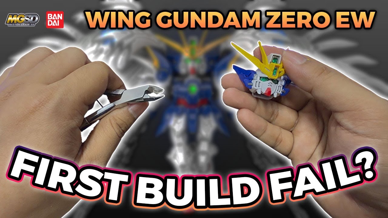 My First MGSD Wing Gundam EW Build Experience | POV ASMR for Beginners