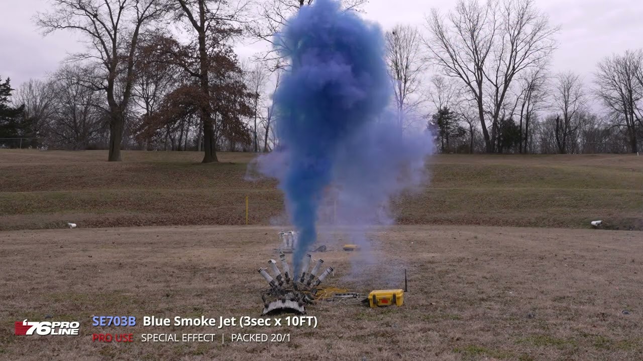 Smoke Jets (3sec x 10ft) - Special Effect Color Smoke [SE701B-SE712B] - '76 Pro Line 2026 Production