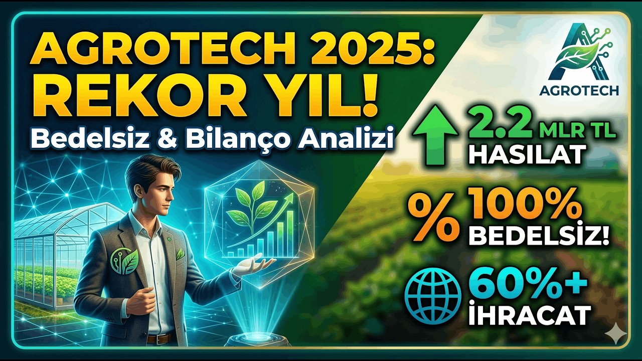Agrotech (AGROT) 2025 Bilanço Analizi | %100 Bedelsiz ve İhracat Odaklı Büyüme