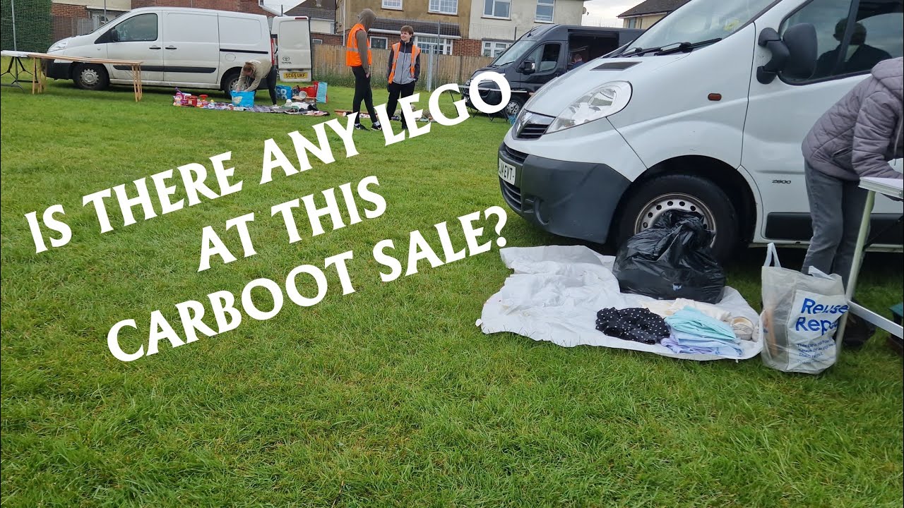 Shopping for Lego at a car boot sale (flea market) Did i find any lego?