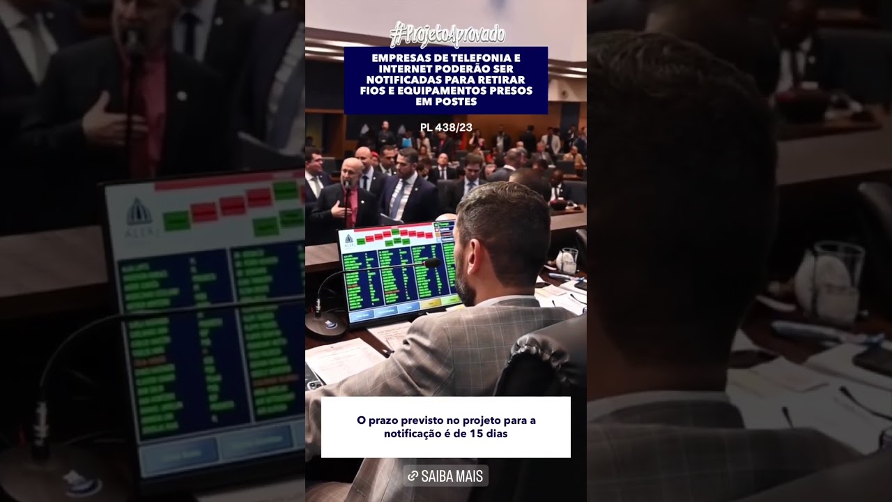 Plenário Virtual - Alerj aprova programa de Assitência jurídica para agentes de segurança