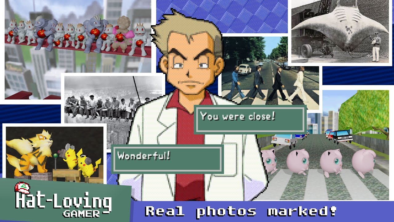OAK marks FAMOUS PHOTOGRAPHS! (Pokémon Snap)
