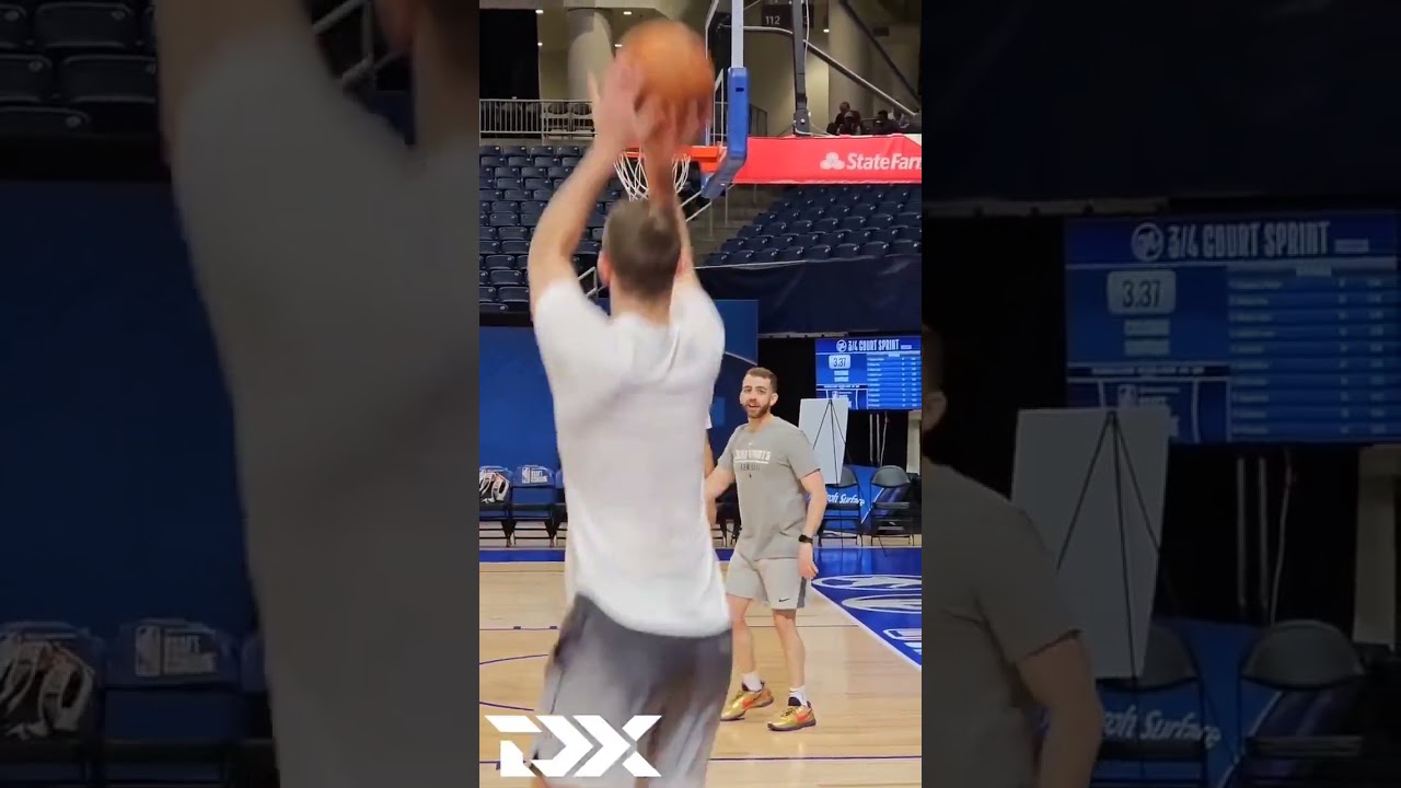 Nikola Djurisic Serbia fute NBA pick at Excel Sports Pro Day in Chicago
