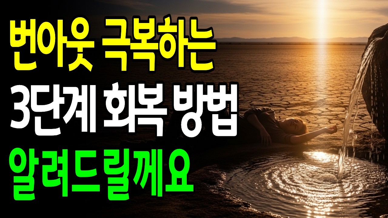 번아웃이 올 것 같은 당신에게 | 번아웃이 왔을때 | 새 힘을 얻는 비결 | #새힘 #번아웃 #회복