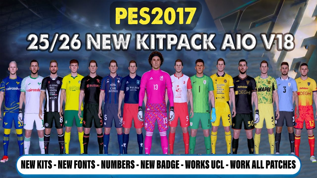 🔥 PES 2017 НОВЫЙ НАБОР ФОРМЫ ОФИЦИАЛЬНОЕ ОБНОВЛЕНИЕ СЕЗОНА 2026 V18