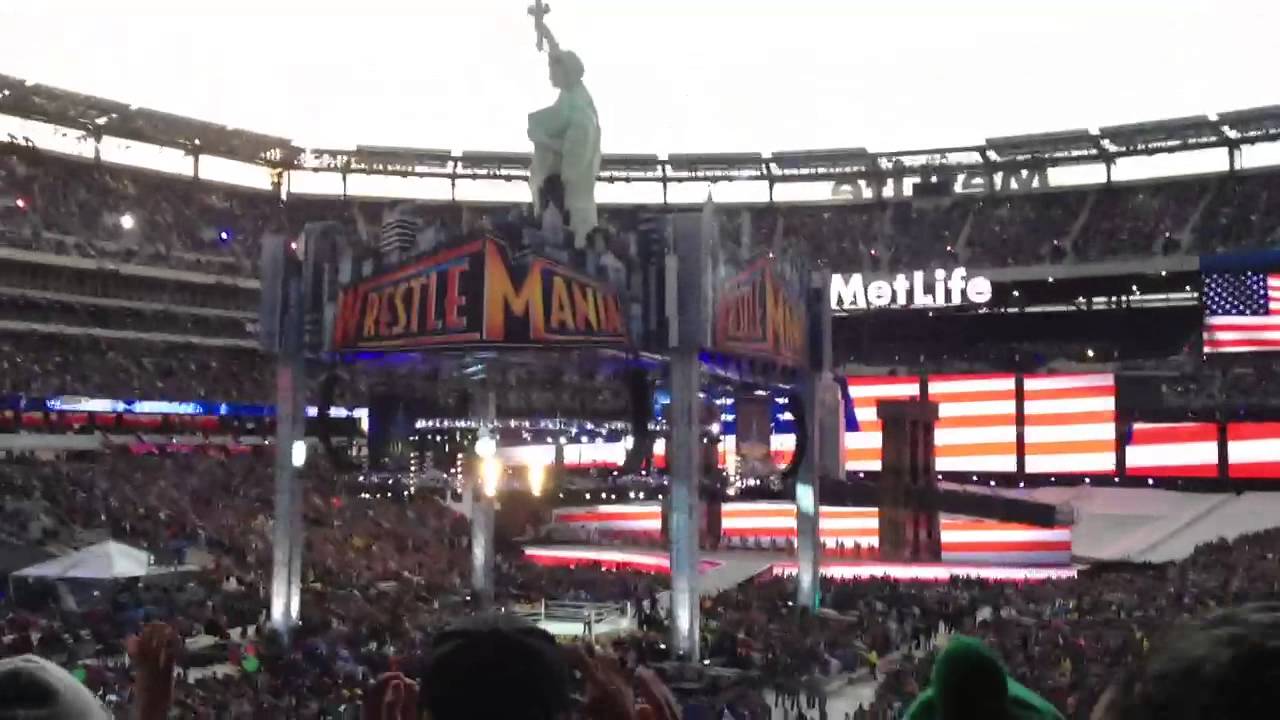 Wrestlemania 29 opening Pyro Live!
