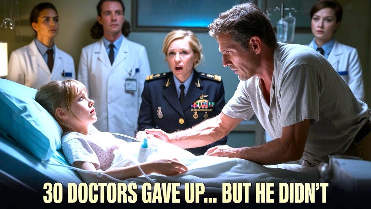 30 Doctors Couldn’t Save the General’s Daughter — Then a Quiet Single Dad Spotted What They Missed