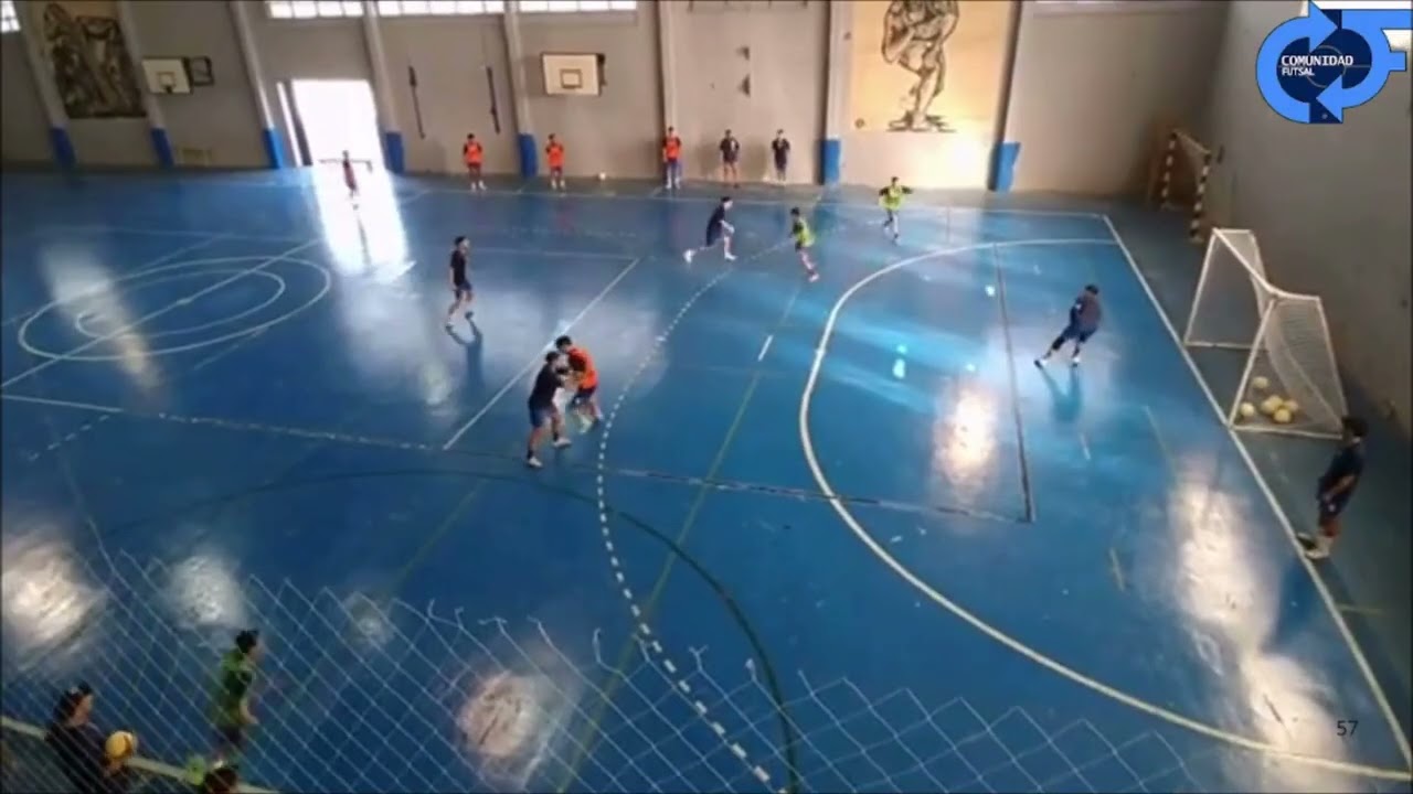 Futsal | Superioridades-inferioridades salidas de presion 4-0 enlazadas a 2 vs 1 con repliegue