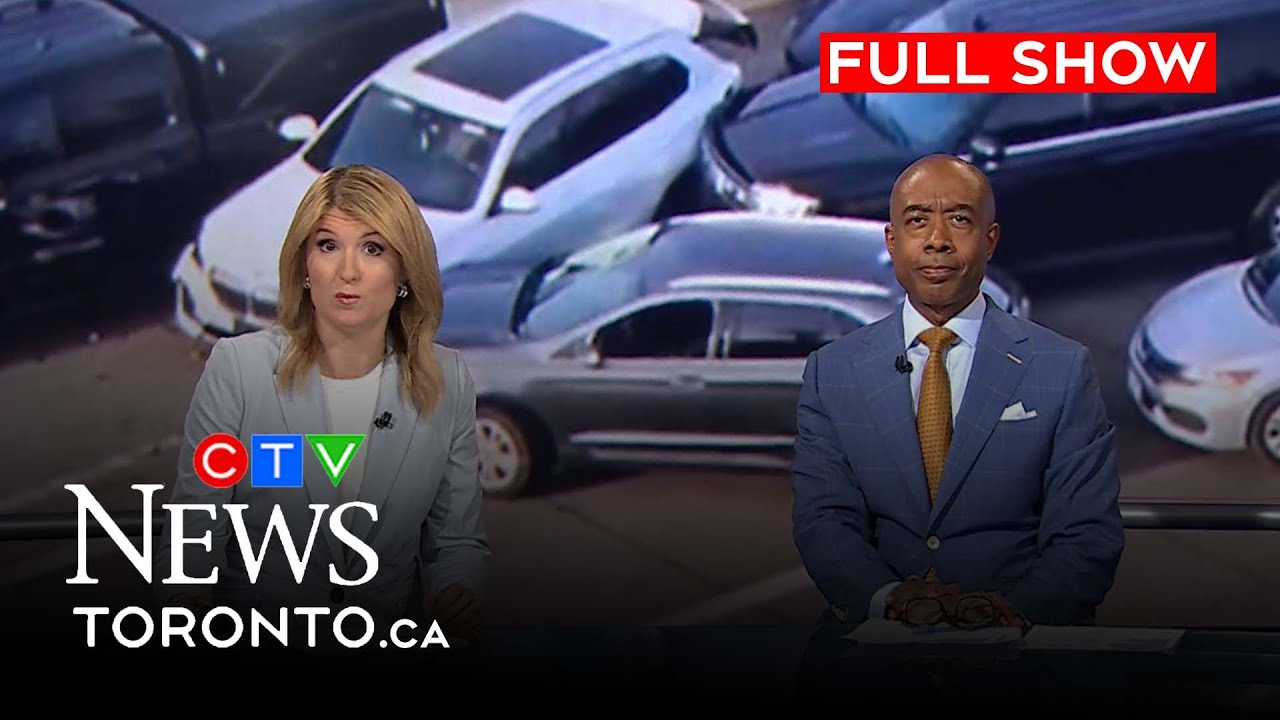 Suspect injured after jumping off Gardiner fleeing police | CTV News Toronto at Six for June 17 2025