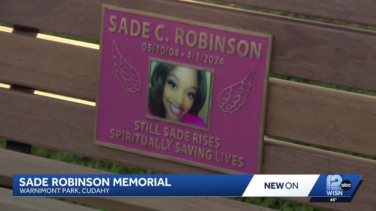 Milwaukee community honors Sade Robinson with memorial at Warnimont Park