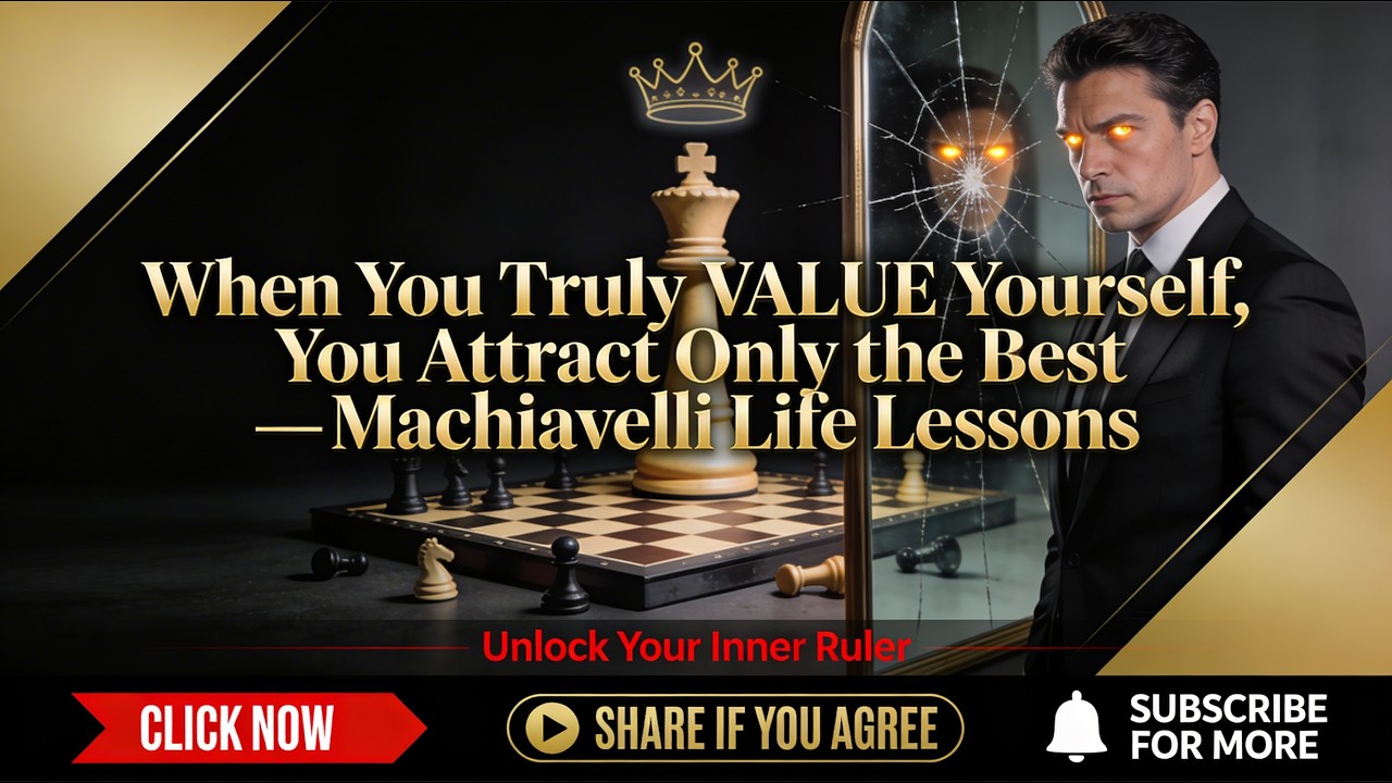 When You Truly VALUE Yourself, You Attract Only the Best — Machiavelli Life Lessons || Truth Lens