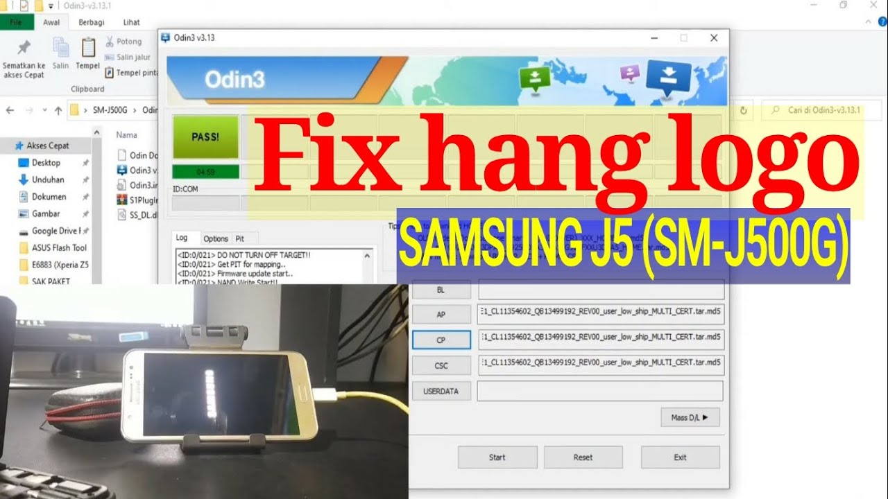 Flash Samsung J5 (SM-J500G)