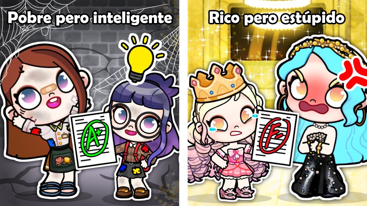 ¡POBRE PERO INTELIGENTE VS RICO PERO ESTÚPIDO: QUIÉN GANARÁ? 😱🎭 | AVATAR WORLD | PAZU