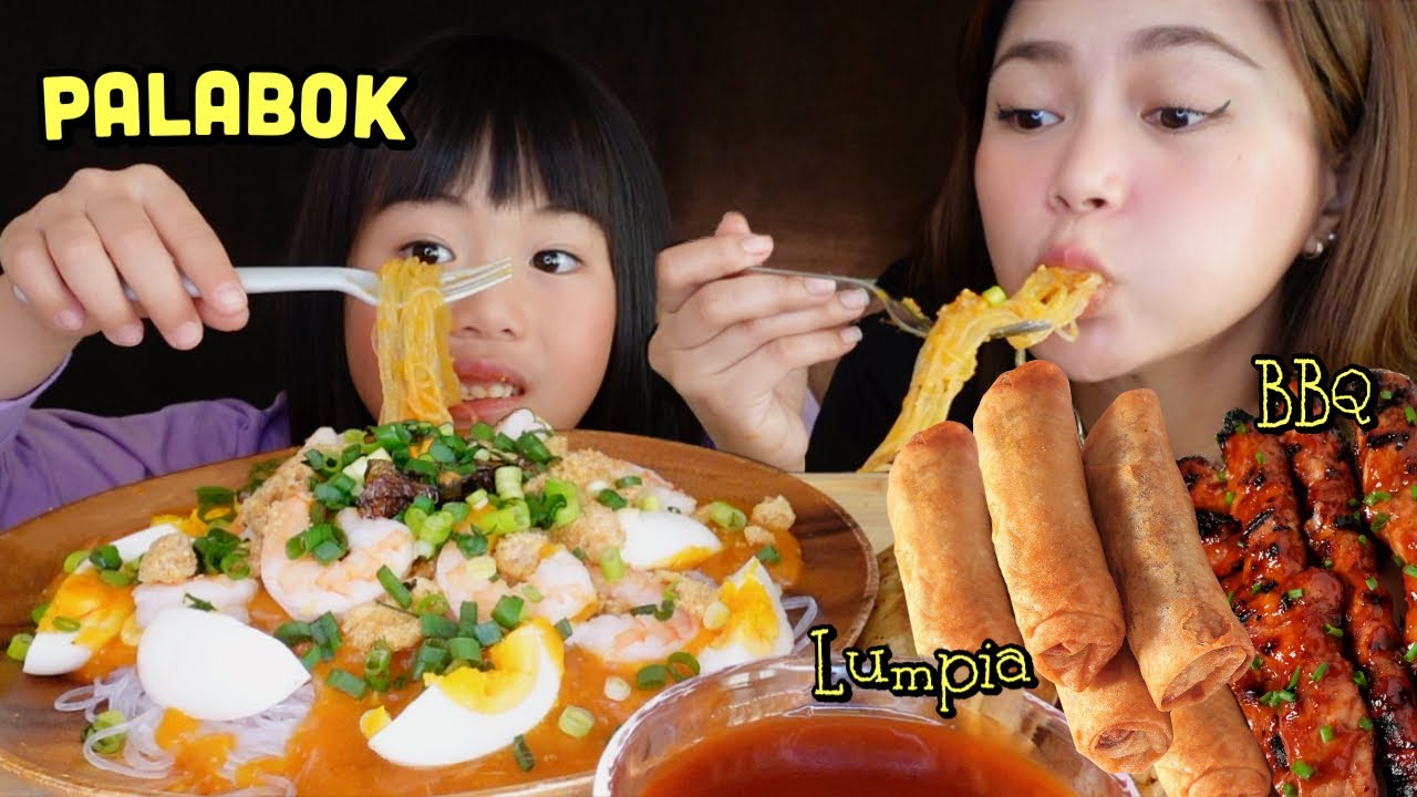 PORK BBQ, LUMPIANG SHANGHAI AT PALABOK MUKBANG