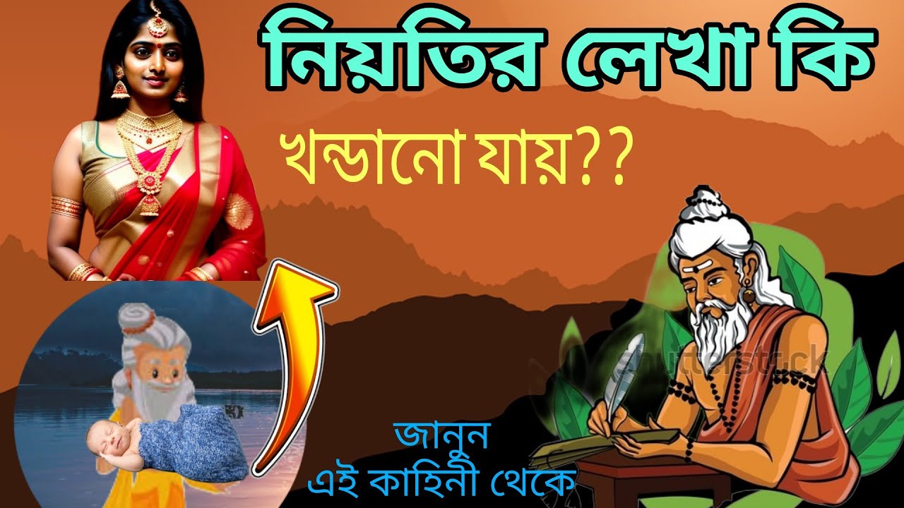 ভাগ্যের লেখা বদলানো যায় না | Story on Destiny cannot be changed