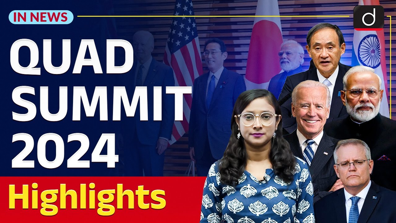 PM Modi Visits US | Quad Summit 2024 | InNews | Drishti IAS English