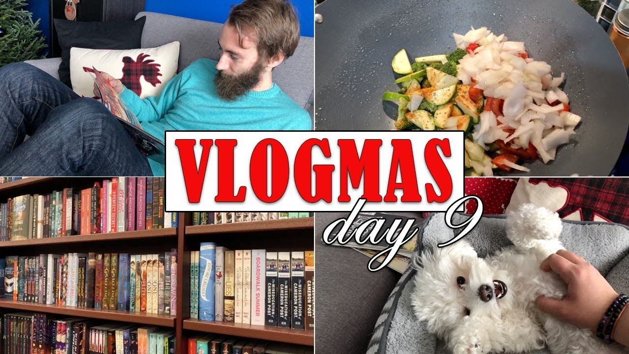 Book Shopping & Filming & Cooking | ❄️VLOGMAS❄️