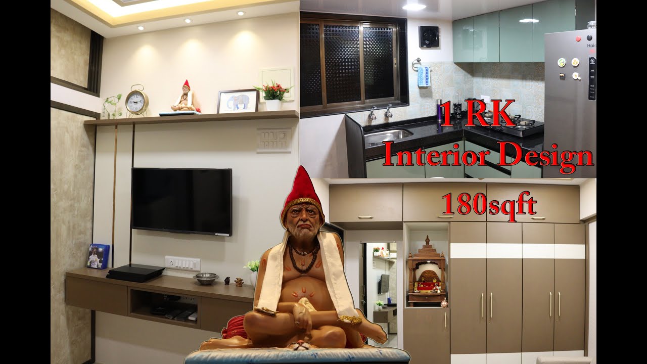 1 RK Interior Design |180 sqft |Mumbai | Mhada |Home Interior design |With your Budget |small house