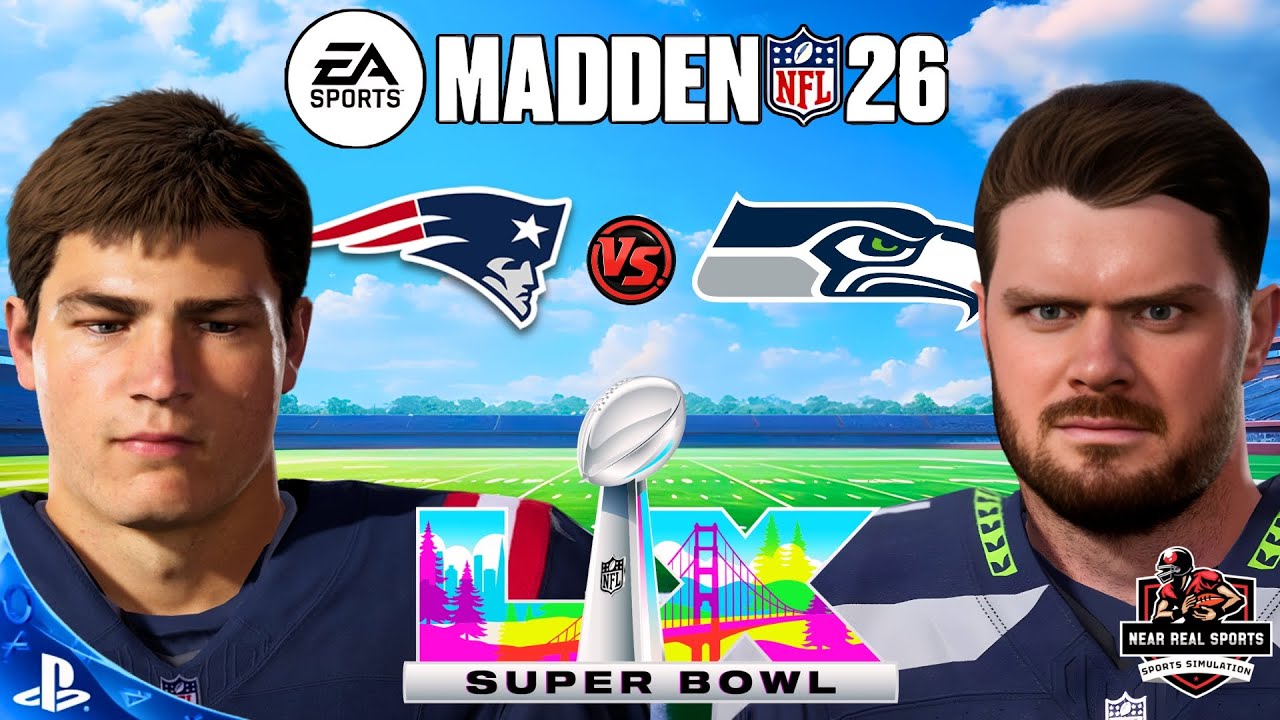 PATRIOTS vs SEAHAWKS | NFL SUPER BOWL | MADDEN 26 PREDICTIONS