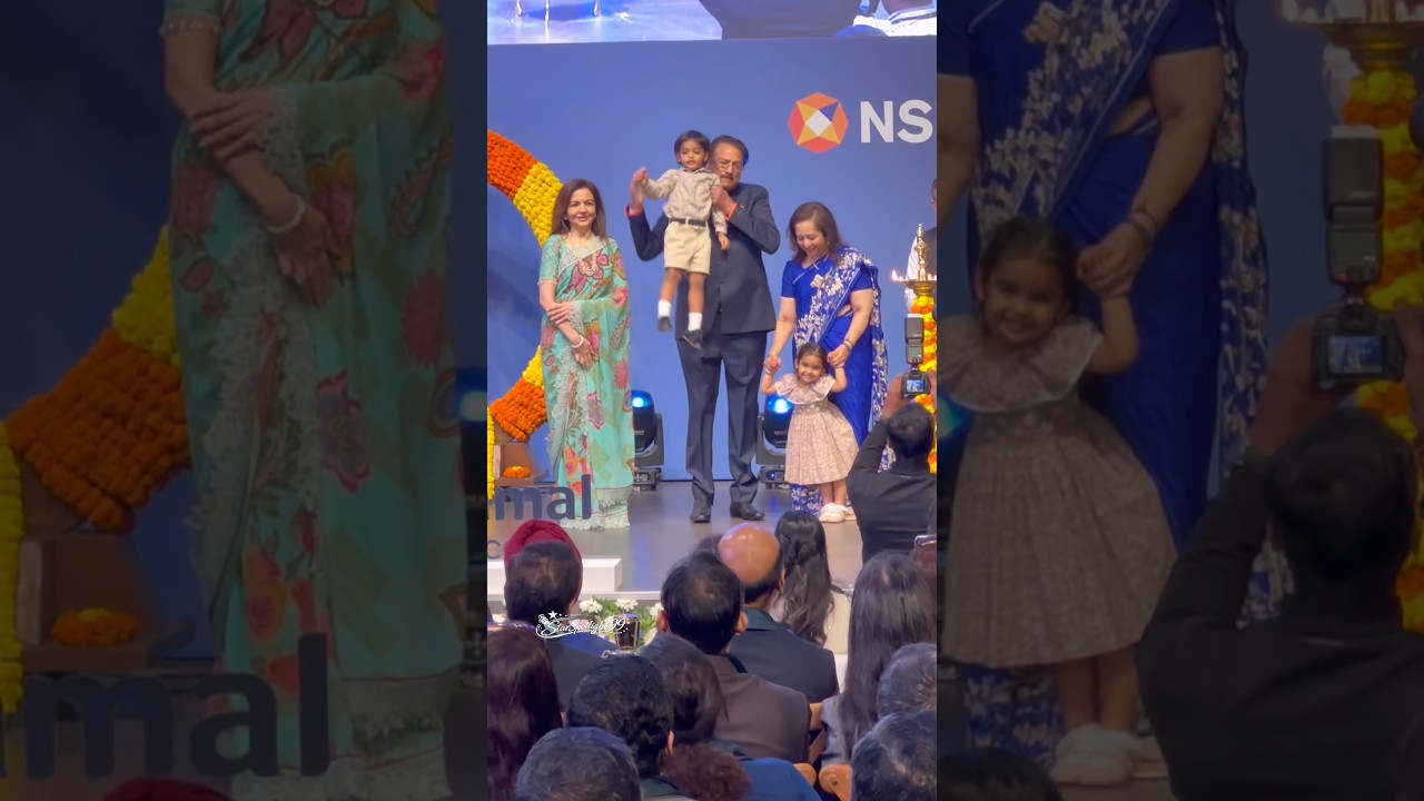 Ambani Grandparents & Grandchildren at NSE 👶👑 | The Cutest Family Moments ❤️✨