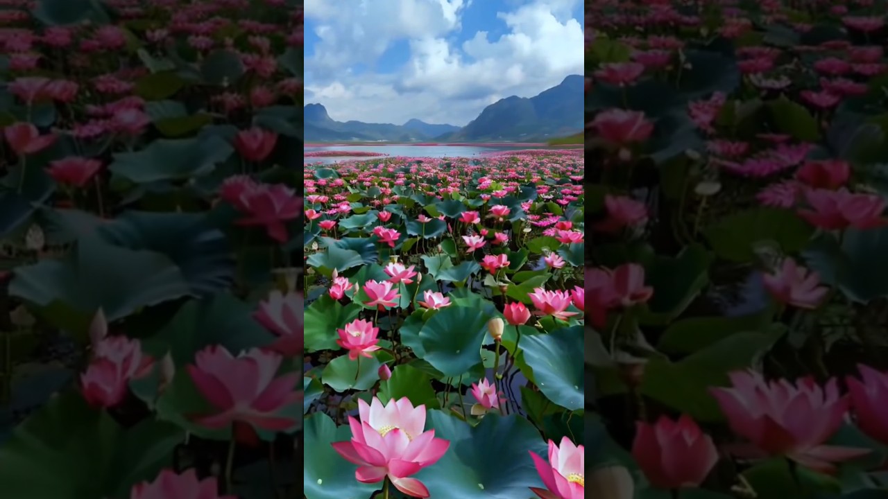 The real process of plucking a lotus flower | The story from the pond to the market #facts #short #viral #trending #