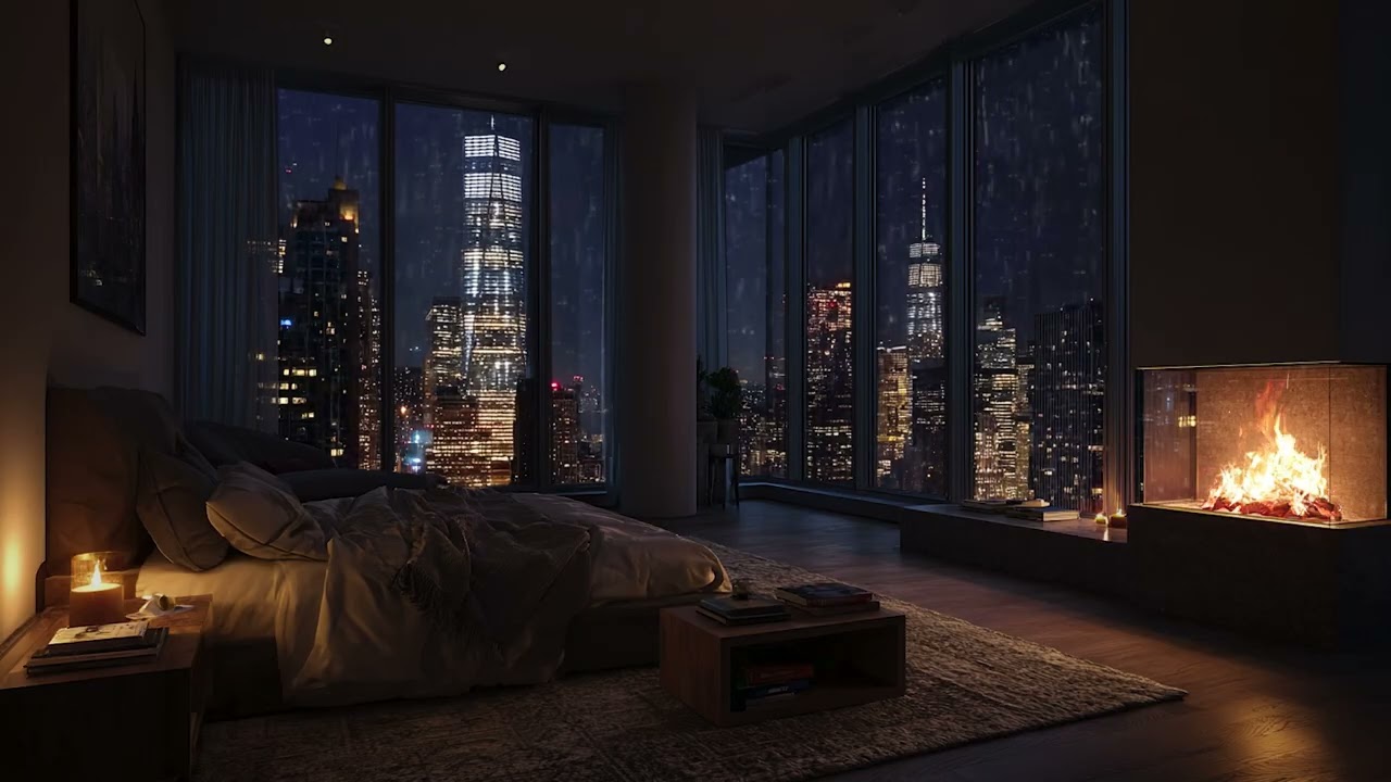 Rainy Night Piano 🌧🎹 Relaxing Music for Deep Sleep (3 Hours)