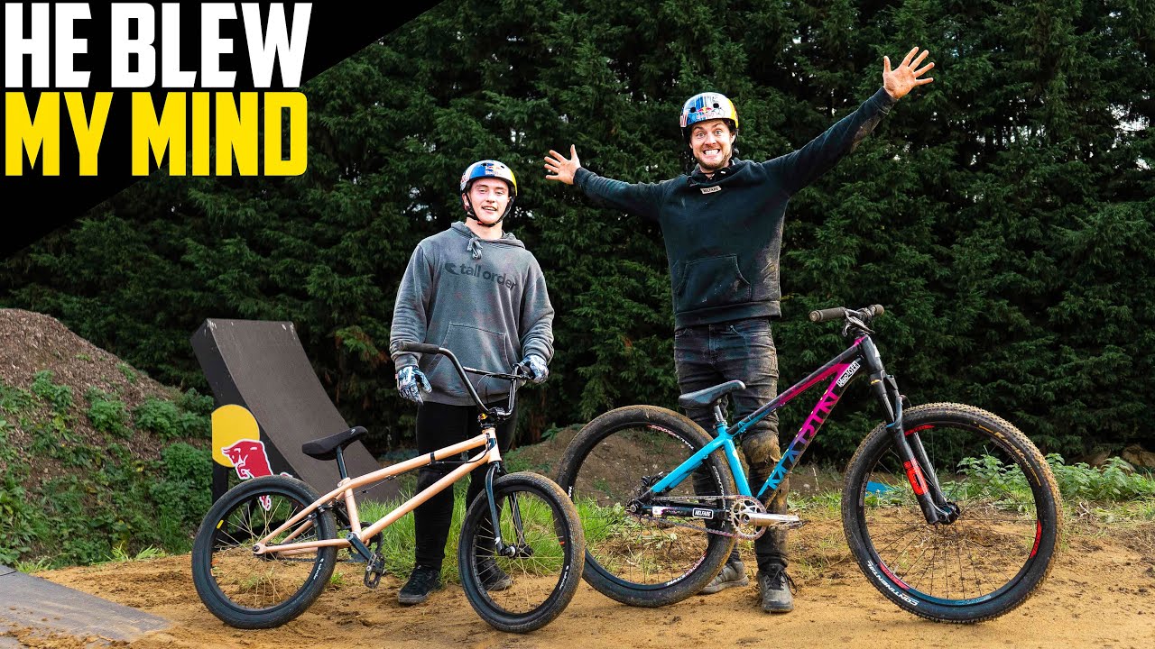 PRO BMX RIDER BRINGS INSANE WORLD FIRST TRICKS TO MY COMPOUND!!