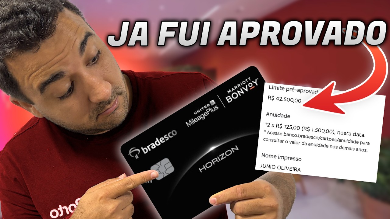 FUI APROVADO NOS NOVOS CART&Otilde;ES BRADESCO HORIZON VISA INFINITE E  United MileagePlus Visa Infinite.