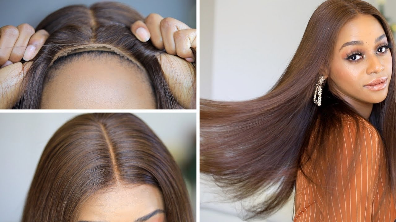 LISSE COMME DE LA SOIE! PERRUQUE SANS COLLE NI GEL ENTIÈREMENT CUSTOMISÉE ET ABORDABLE ⎮Maggy Kloset