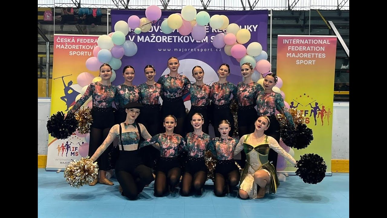 MiKaDo Karviná, pódiová sestava juniorky pompom 2025 - MONA LISA