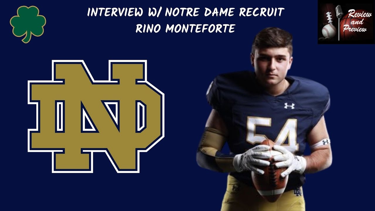 Long Island's Rino Monteforte Commits to Notre Dame | Fighting Irish | College Football