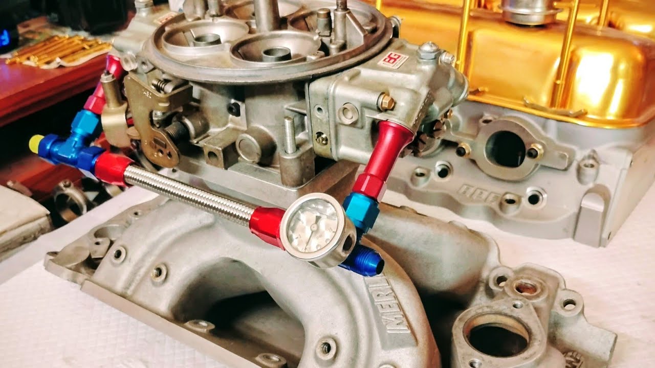 Bill Mitchell Hardcore World Merlin 4500 single plane intake & BG Dominator.