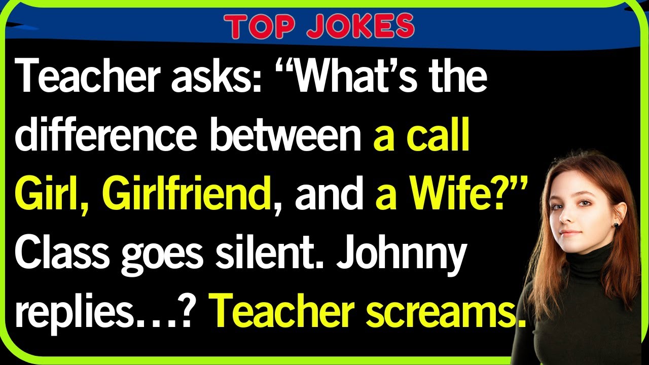 Johnny Explains Girl vs Wife in Class 😂 | School Jokes