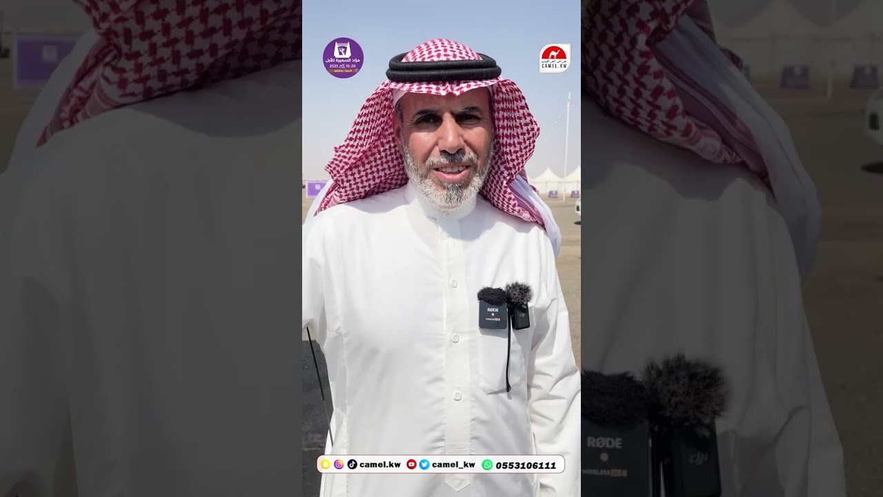 الرسالة ( 7 ) تواجد الجهات الحكومية والخدمات المختلفة في مزاد السعيرة الأول للإبل