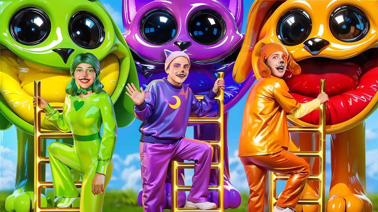 Jednokolorowe wyzwanie pokoju! Budujemy mały domek dla Hoppy Hopscotch | Poppy Playtime Rozdział 4