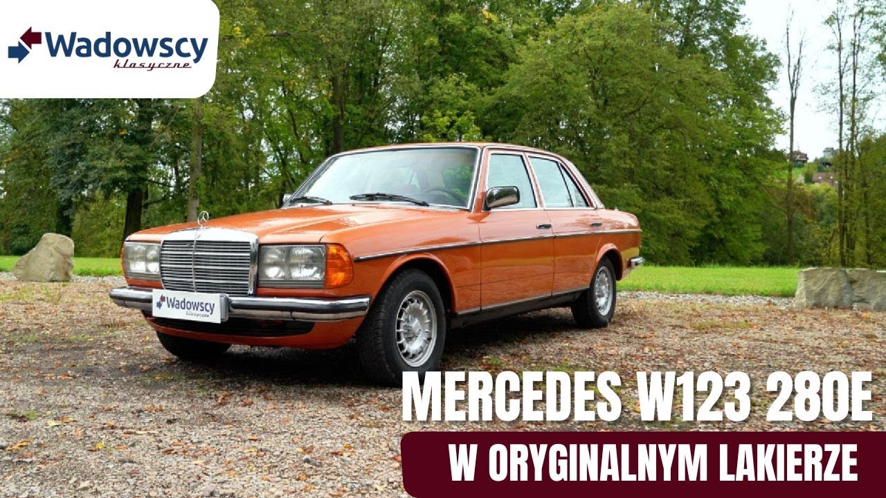 W ORYGINALNYM LAKIERZE🔥MERCEDES W123 280E