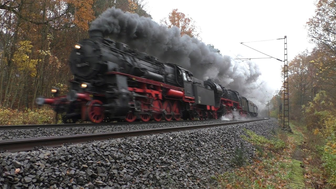 Dampfspektakel auf der Cornberger Rampe