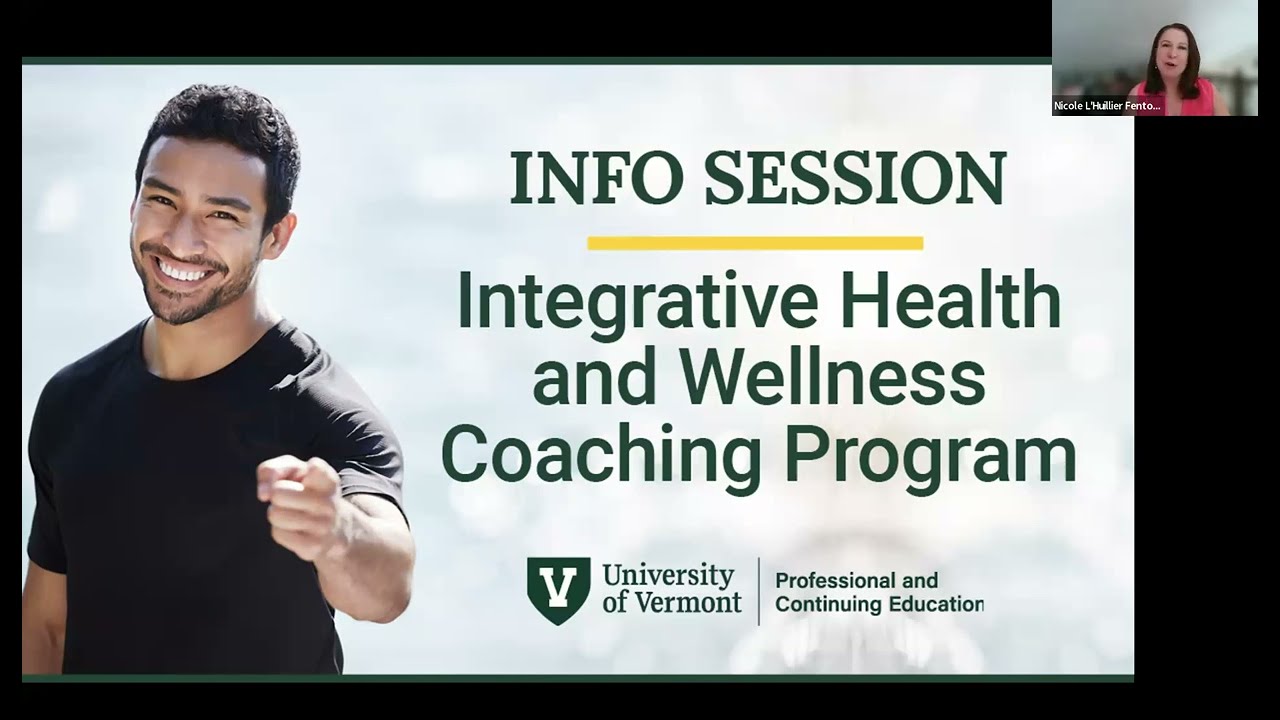 Learn How to Become a Certified Health and Wellness Coach, UVM Info Session