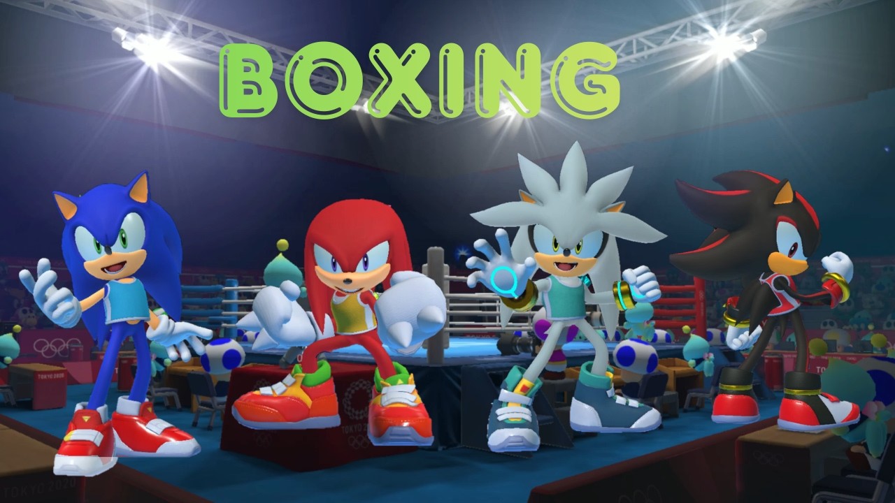 Mario & Sonic At The Olympic Games Tokyo 2020 Boxing Sonic Knuckles Sliver & Shadow Gameplay