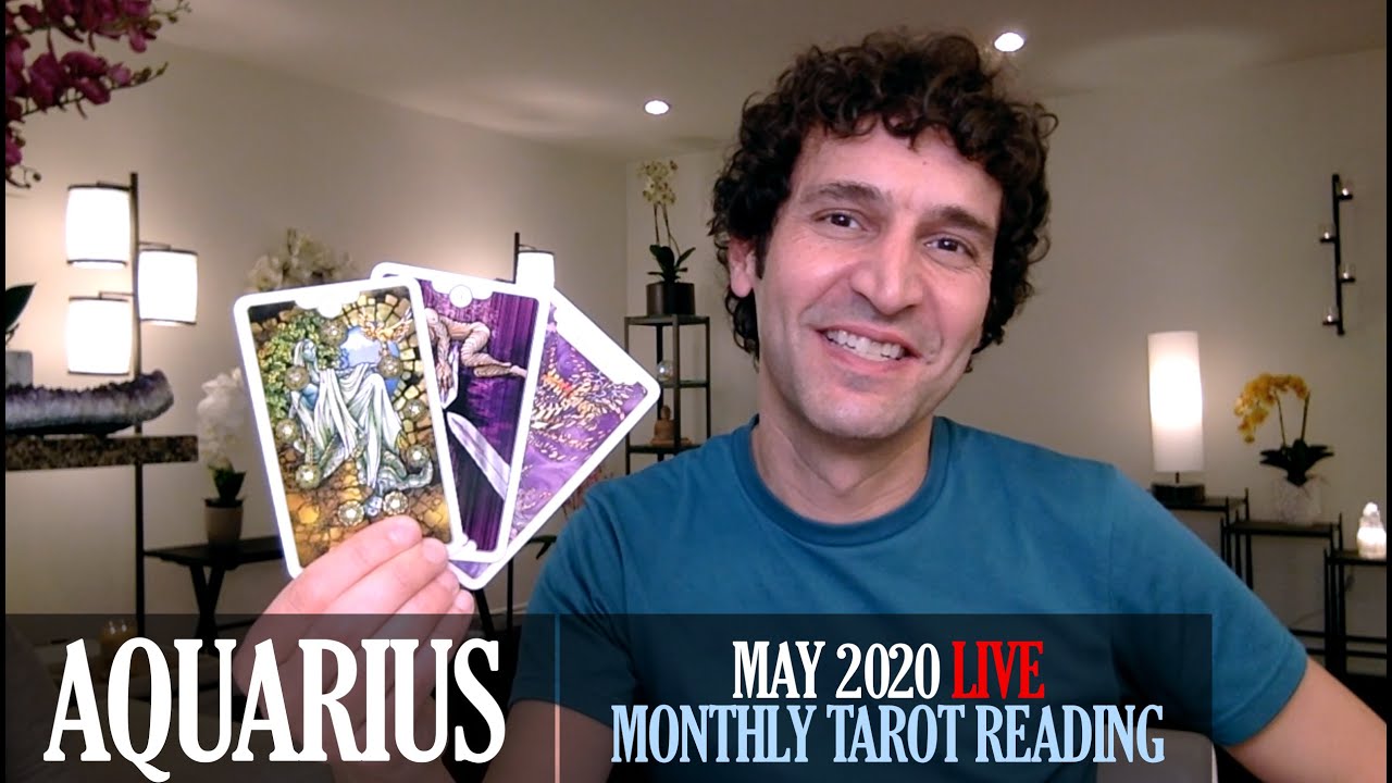 AQUARIUS May 2020 Live Extended Intuitive Tarot Reading & Meditation by Nicholas Ashbaugh