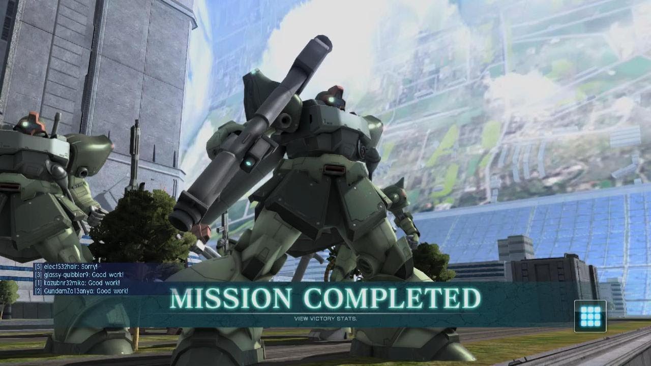 GBO2 - War in the Pocket, Rick Dom w/bazooka gameplay.