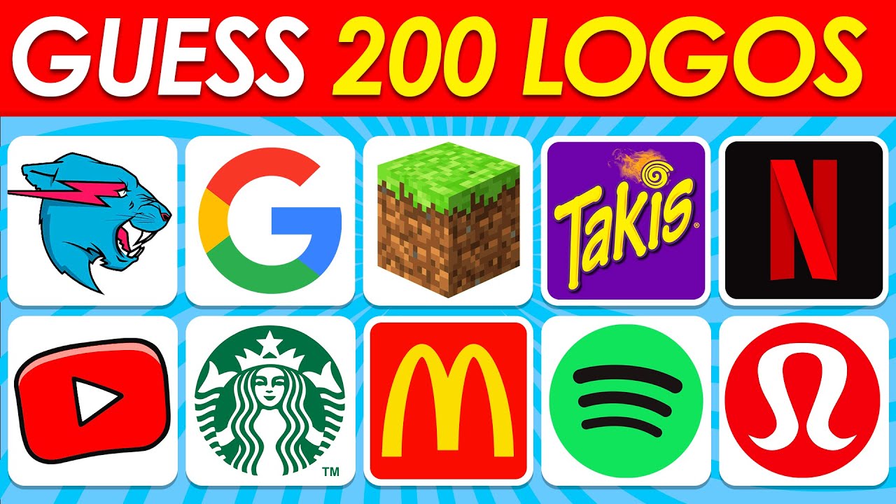 Guess the Logo in 3 Seconds | 200 Famous Logos Quiz