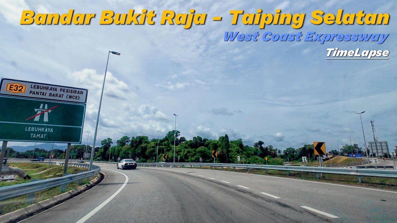 TIMELAPSE | 🇲🇾​ WCE Bandar Bukit Raja to Taiping Selatan
