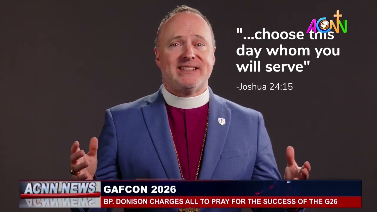 BISHOP DONISON CHARGES ALL TO PRAY FOR THE SUCCESS OF THE G26