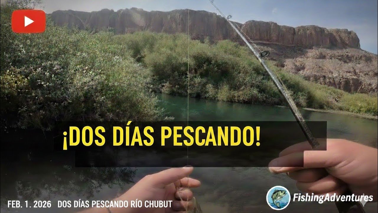 Dos días pescando.río y dique. 