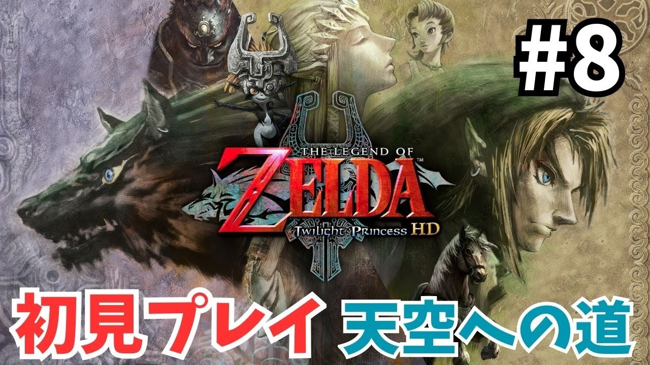 【ゼルダの伝説 トワイライトプリンセスHD】天空の文字集めって何！？(初見プレイ) #8