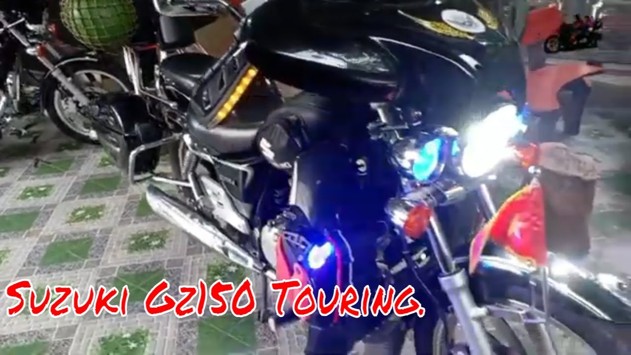 Cận Cảnh Suzuki Gz 150a Độ Full Đồ Chơi Kiểu Touring CLB Tuyên Quang.