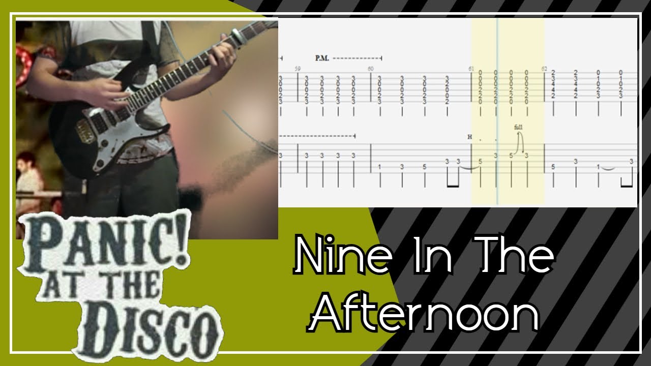 Panic! At The Disco - Nine In The Afternoon Guitar Cover With Tab