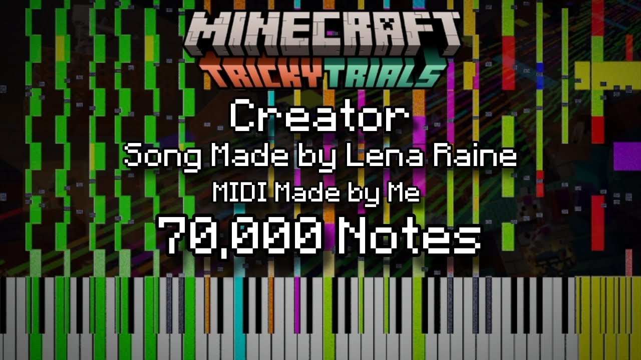 [Black MIDI] Lena Raine - Creator ~ 70k Notes | ZionBD MIDI
