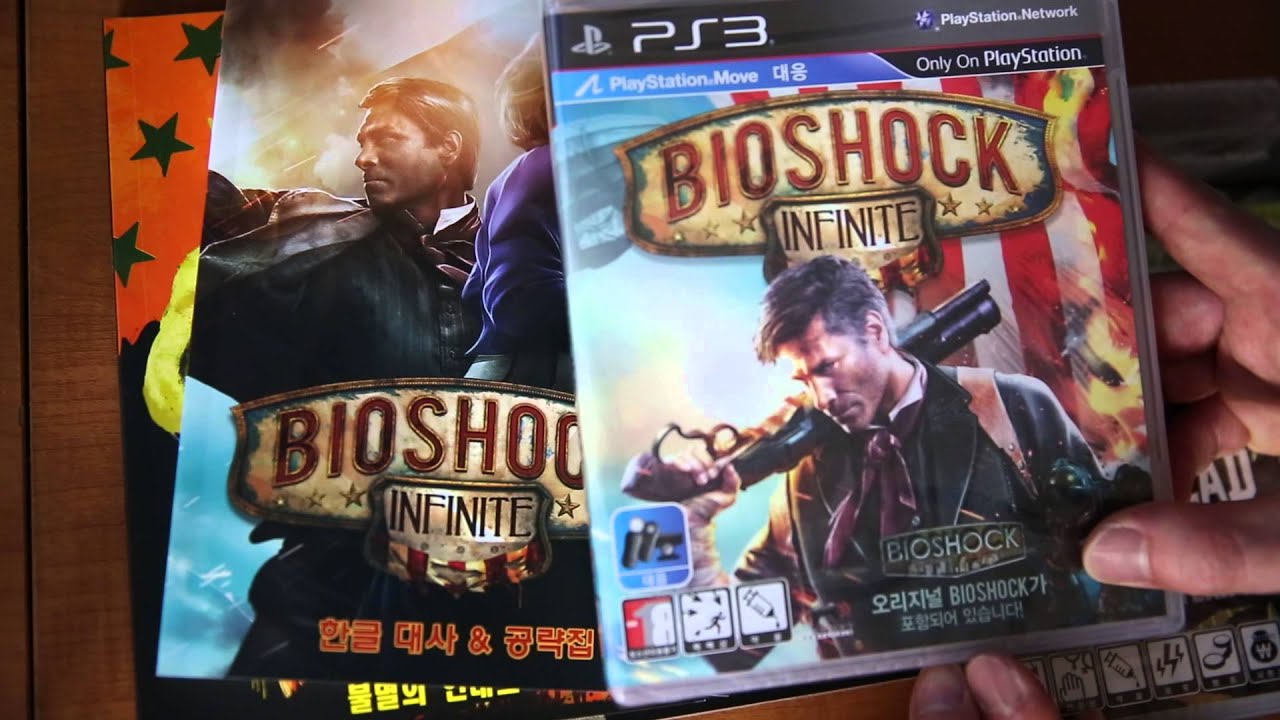 언박싱영상 - PS3 RED DEAD REDEMPTION,  BIOSHOCK INFINITE & PS4 ASSASSIN'S CREED 4 BLACK FLAG unboxing
